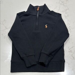 Ralph Lauren Boys Size 2T Blue Quarter-Zip Sweatshirt